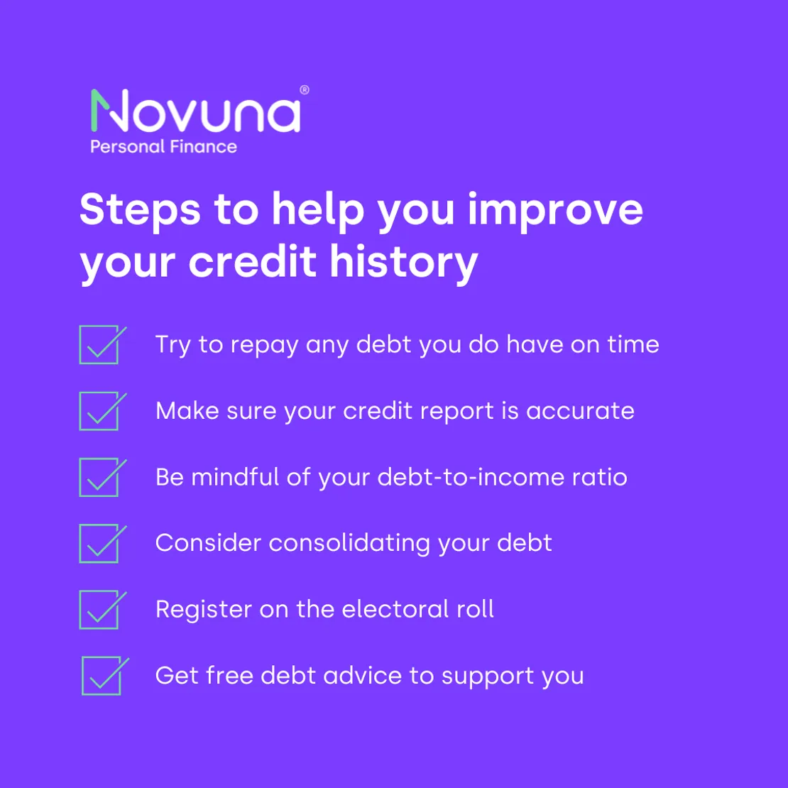 Steps To Improve Bad Credit History