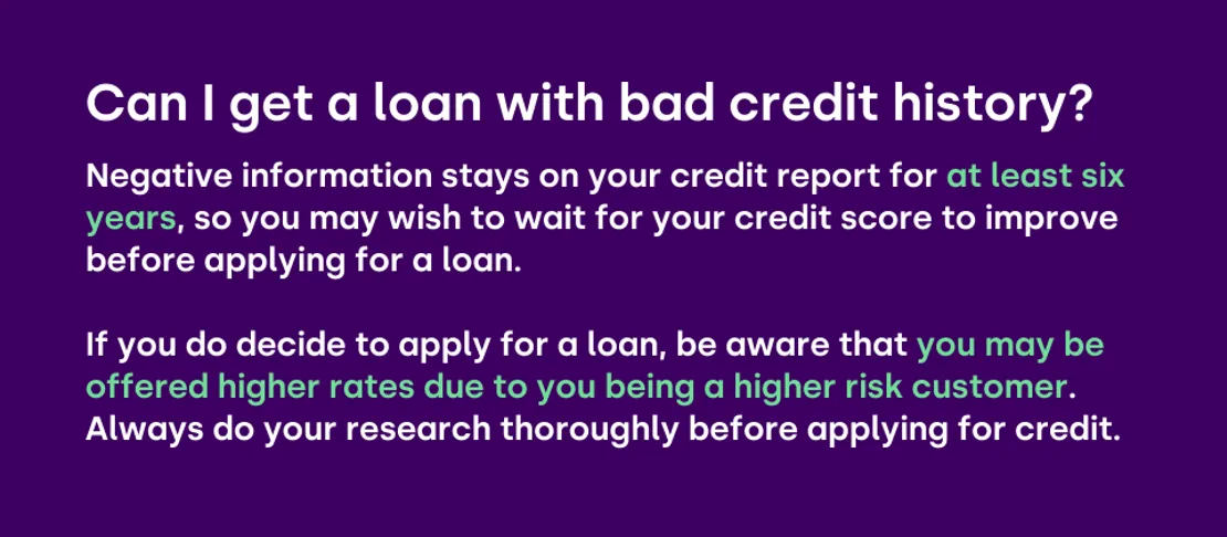 Bad Credit History Explainer