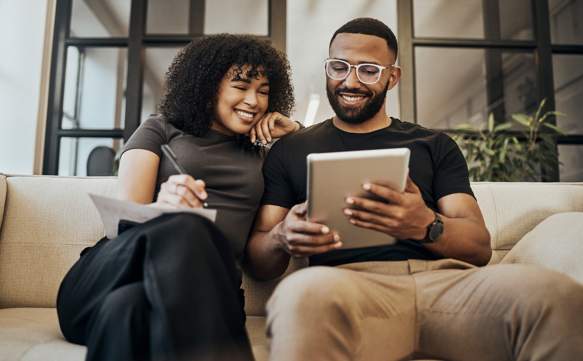 Couple planning for big moments in life